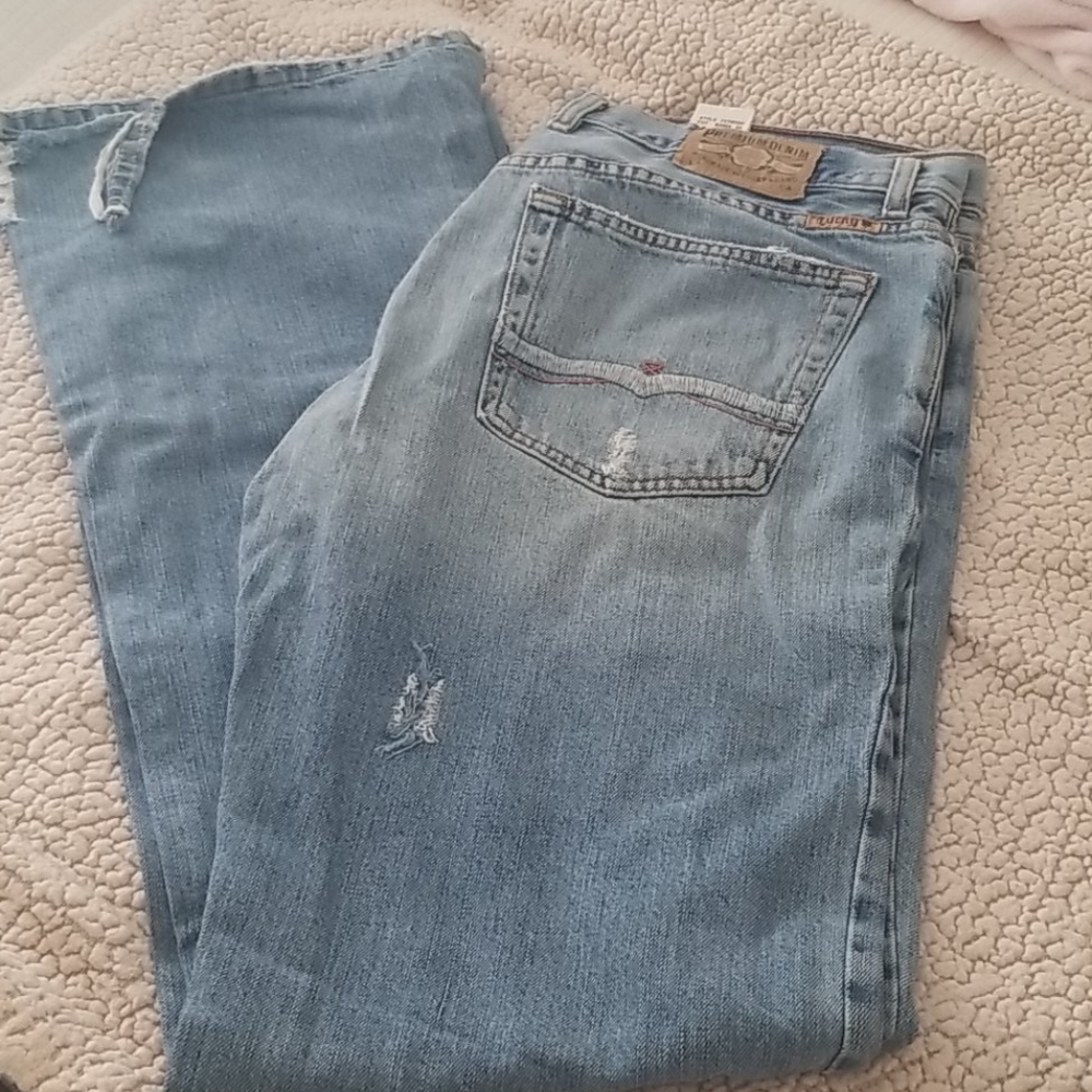 Lucky jeans.